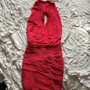Bcbg red mini dress